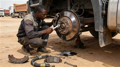 Sistema de frenos de aire para camiones pesados: mantenimiento, piezas y solución de problemas
